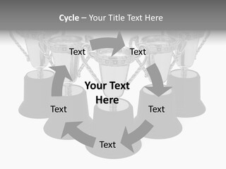 Copy Space Trophy First PowerPoint Template