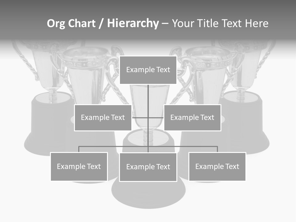 Copy Space Trophy First PowerPoint Template