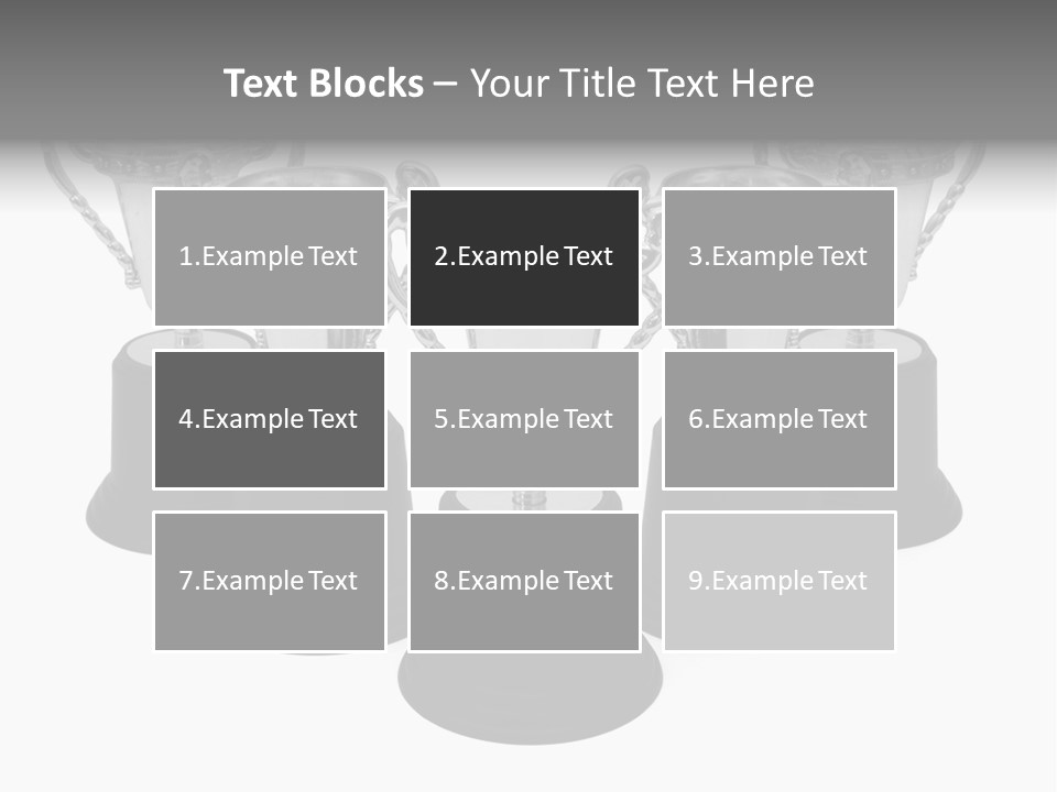Copy Space Trophy First PowerPoint Template