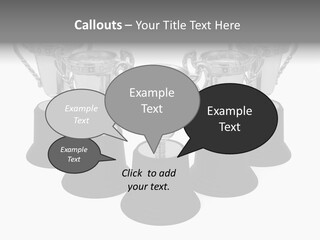 Copy Space Trophy First PowerPoint Template