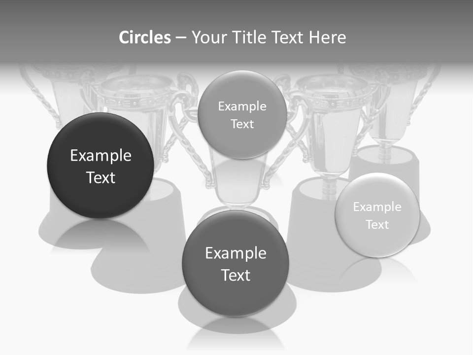 Copy Space Trophy First PowerPoint Template