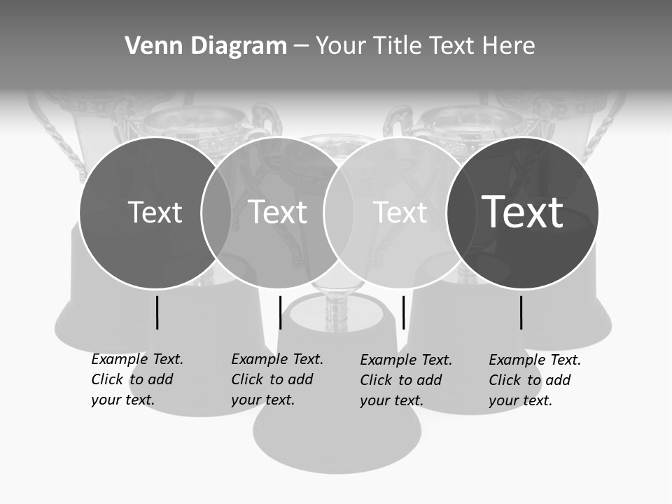 Copy Space Trophy First PowerPoint Template