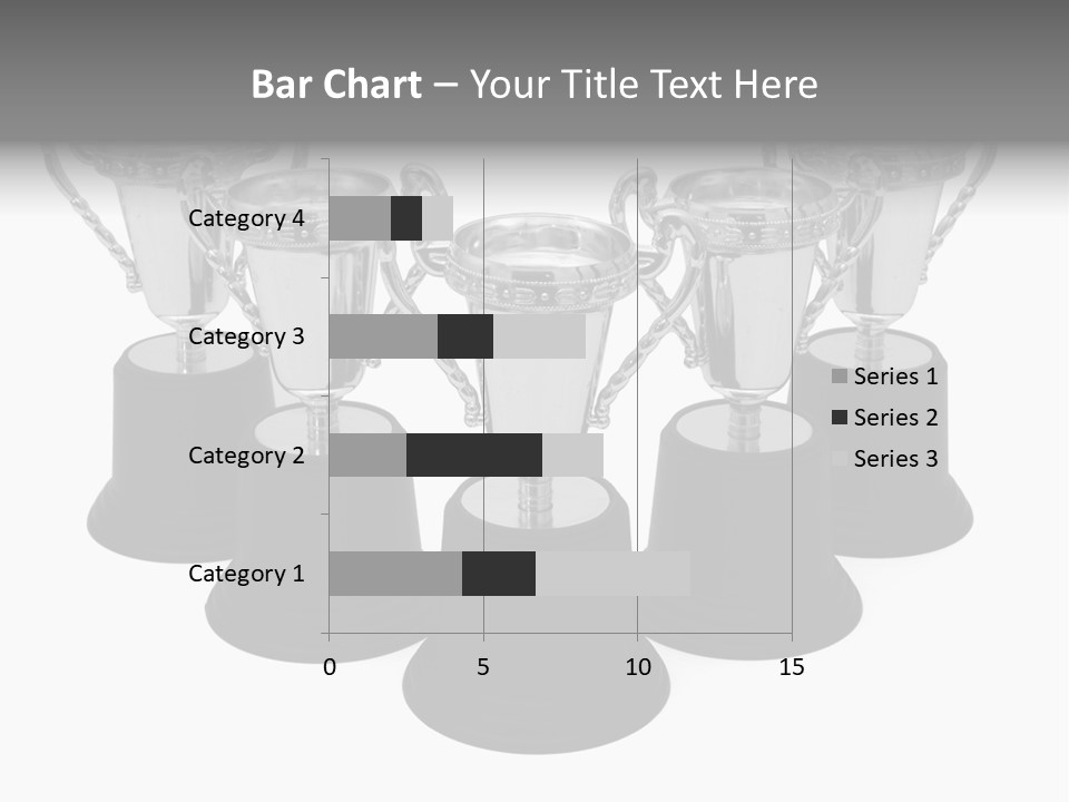 Copy Space Trophy First PowerPoint Template