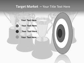 Copy Space Trophy First PowerPoint Template