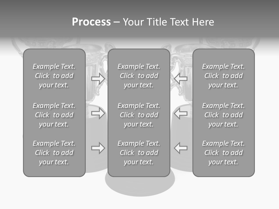 Copy Space Trophy First PowerPoint Template
