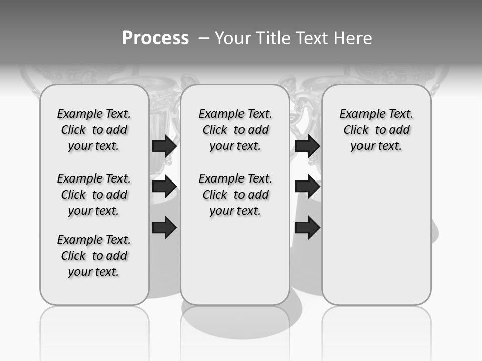 Copy Space Trophy First PowerPoint Template