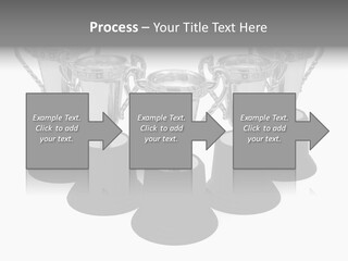 Copy Space Trophy First PowerPoint Template