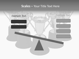 Copy Space Trophy First PowerPoint Template