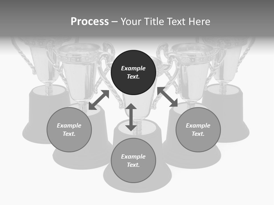 Copy Space Trophy First PowerPoint Template