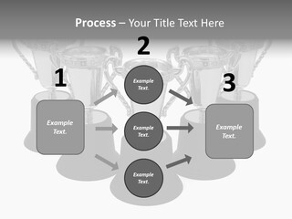 Copy Space Trophy First PowerPoint Template