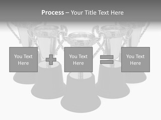 Copy Space Trophy First PowerPoint Template