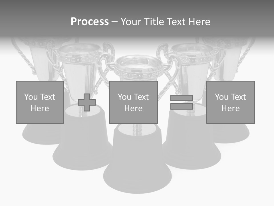 Copy Space Trophy First PowerPoint Template