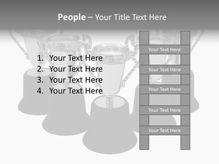 Copy Space Trophy First PowerPoint Template