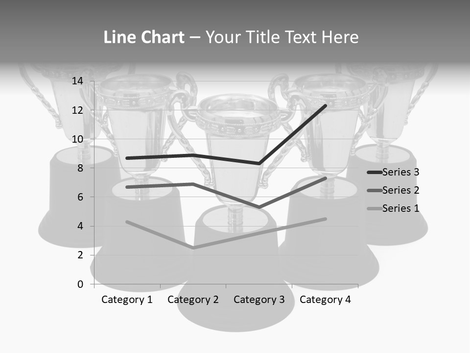 Copy Space Trophy First PowerPoint Template