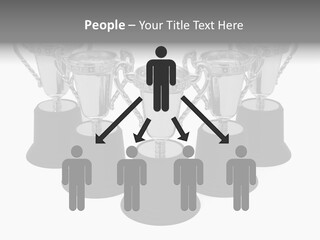 Copy Space Trophy First PowerPoint Template