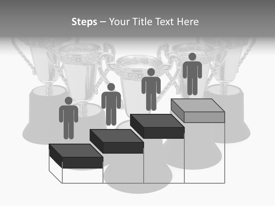 Copy Space Trophy First PowerPoint Template