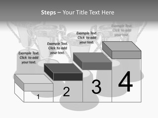 Copy Space Trophy First PowerPoint Template