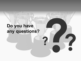 Copy Space Trophy First PowerPoint Template