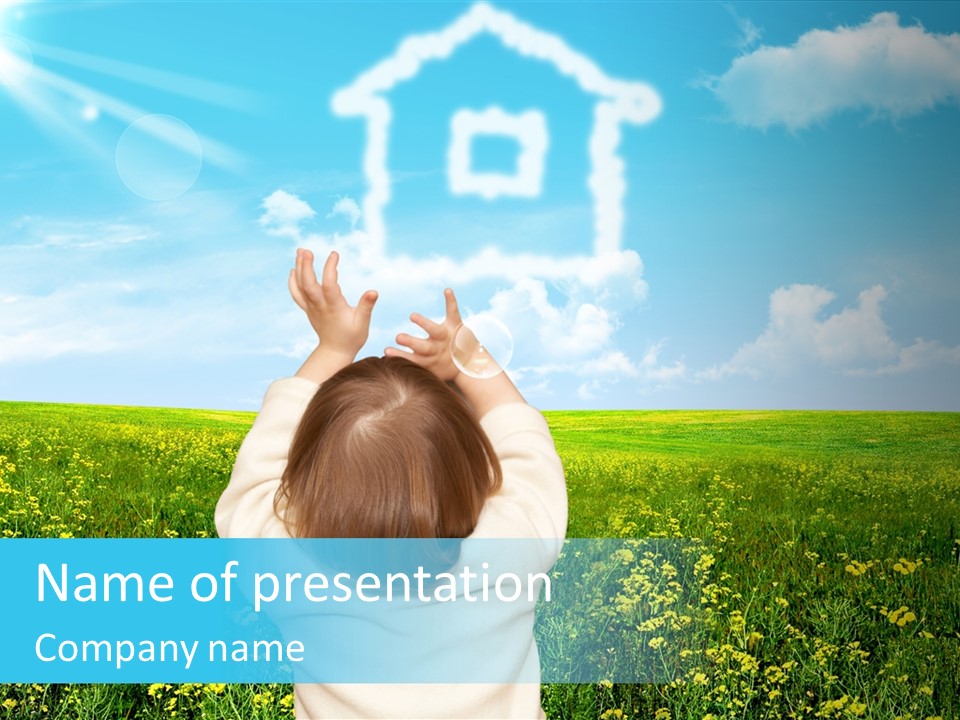 Flower Dream Realty PowerPoint Template