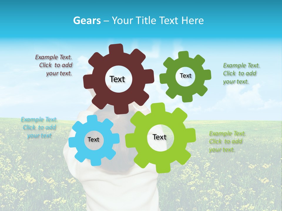 Flower Dream Realty PowerPoint Template