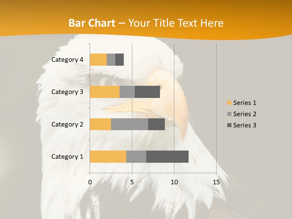 White Predatory Iris PowerPoint Template