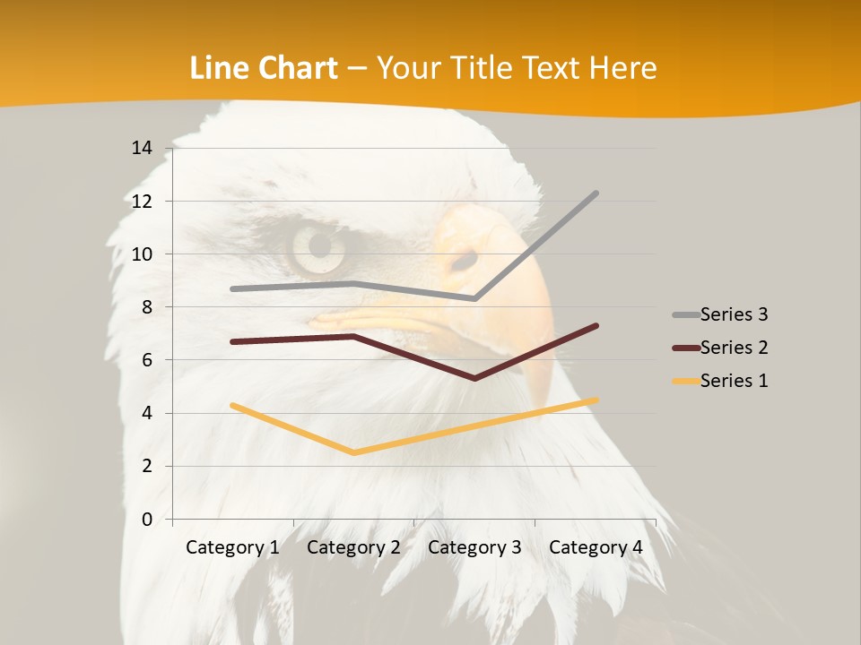 White Predatory Iris PowerPoint Template
