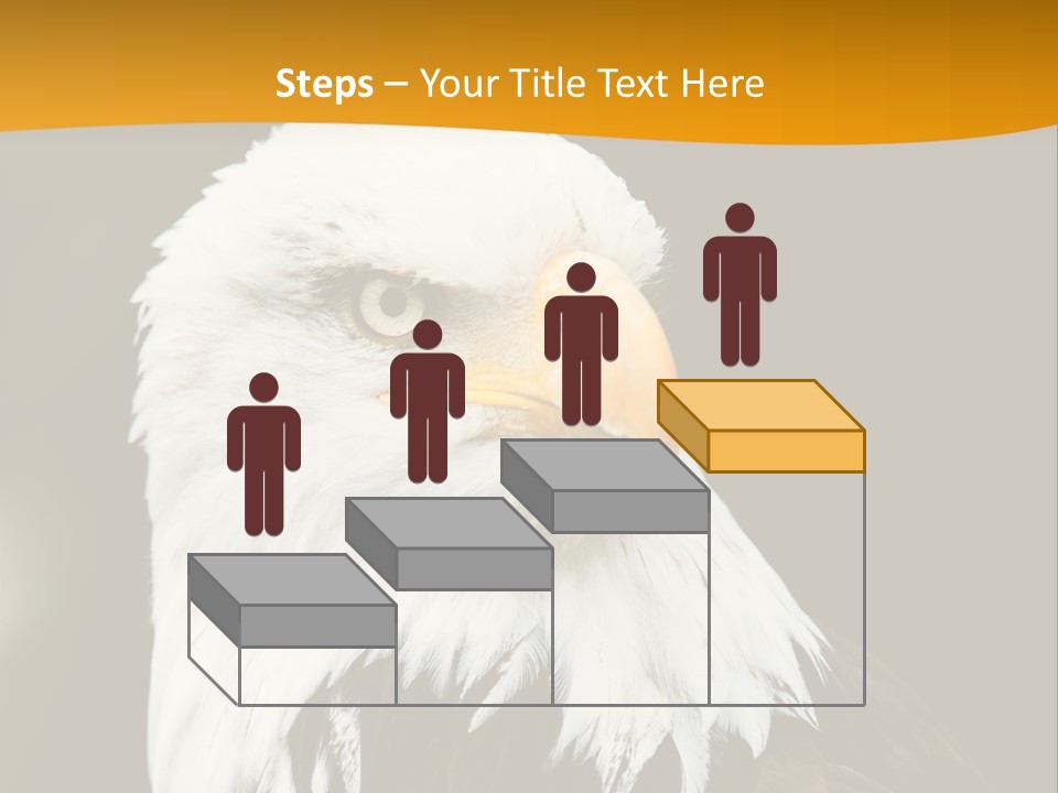 White Predatory Iris PowerPoint Template