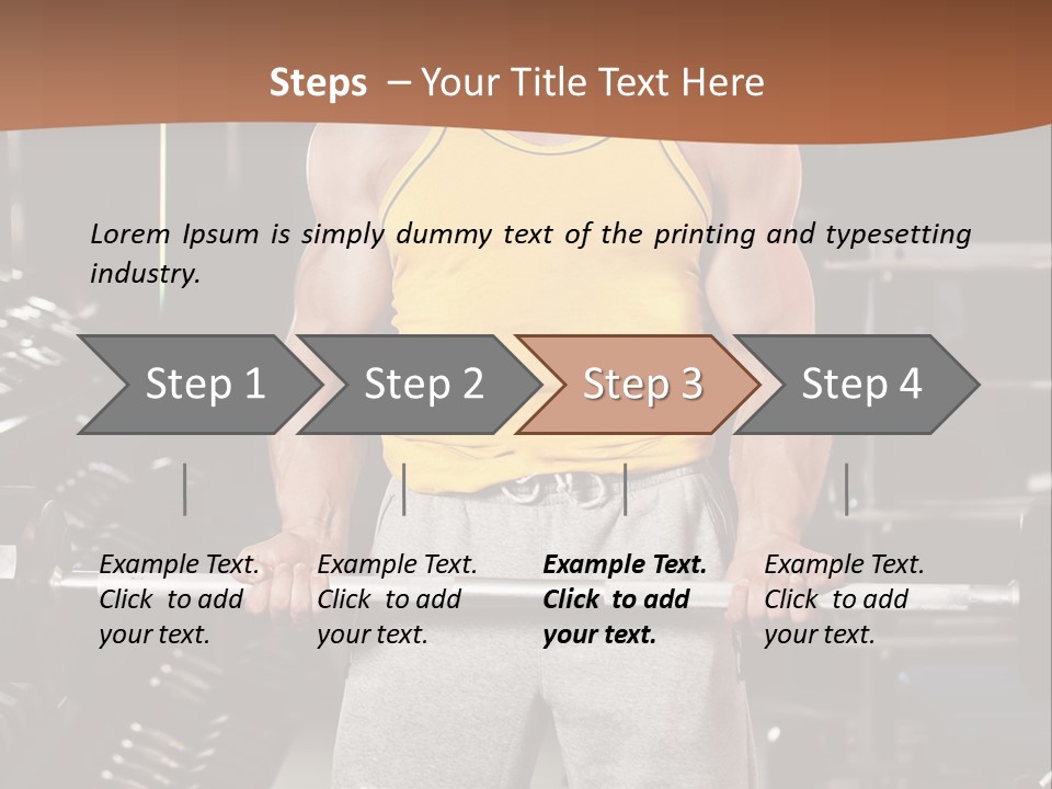 Smile Exercises Selective PowerPoint Template