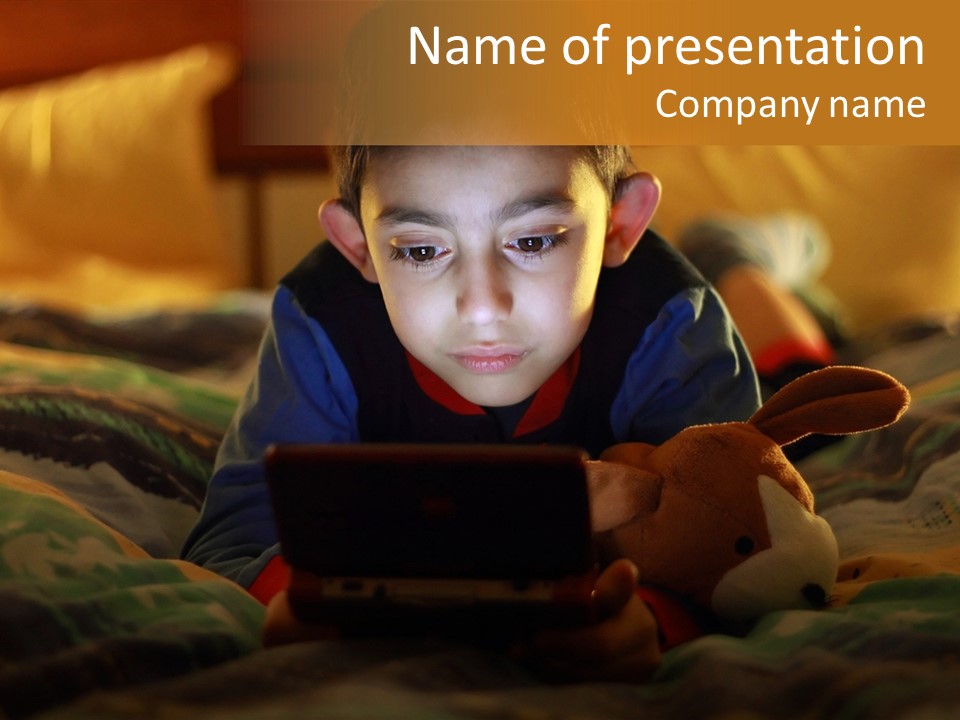 Entertainment Bedroom Technology PowerPoint Template