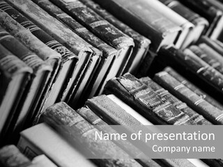 Dirty Stack Row PowerPoint Template
