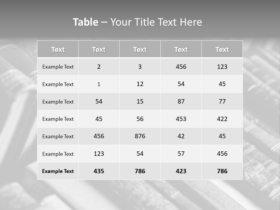 Dirty Stack Row PowerPoint Template