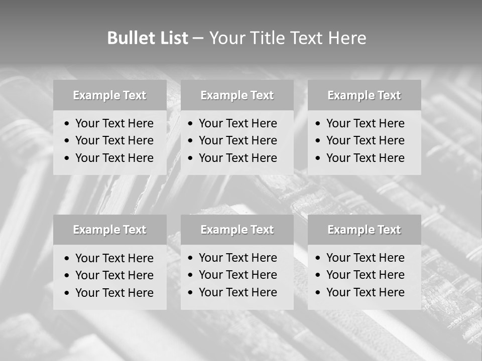 Dirty Stack Row PowerPoint Template