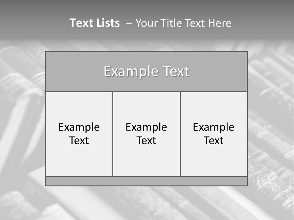 Dirty Stack Row PowerPoint Template