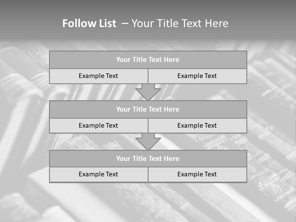 Dirty Stack Row PowerPoint Template
