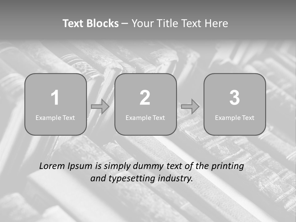 Dirty Stack Row PowerPoint Template
