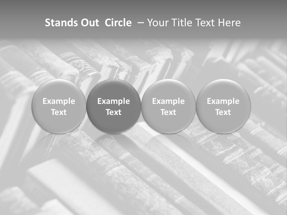 Dirty Stack Row PowerPoint Template