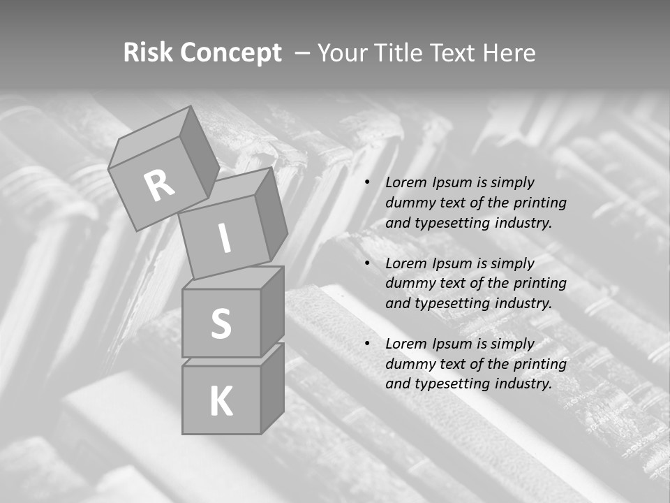 Dirty Stack Row PowerPoint Template