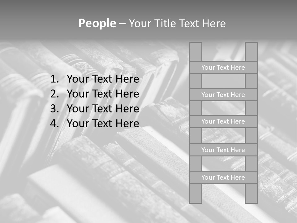 Dirty Stack Row PowerPoint Template