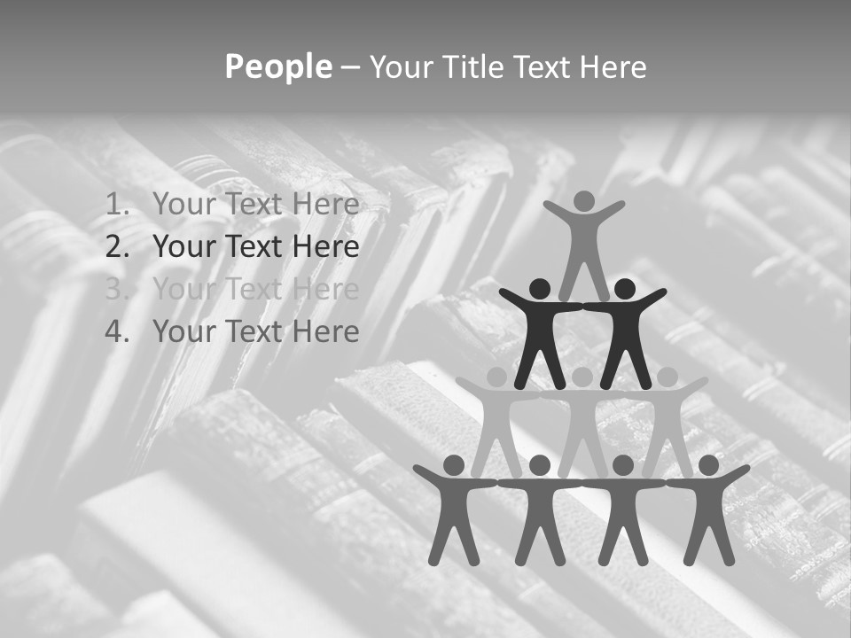 Dirty Stack Row PowerPoint Template