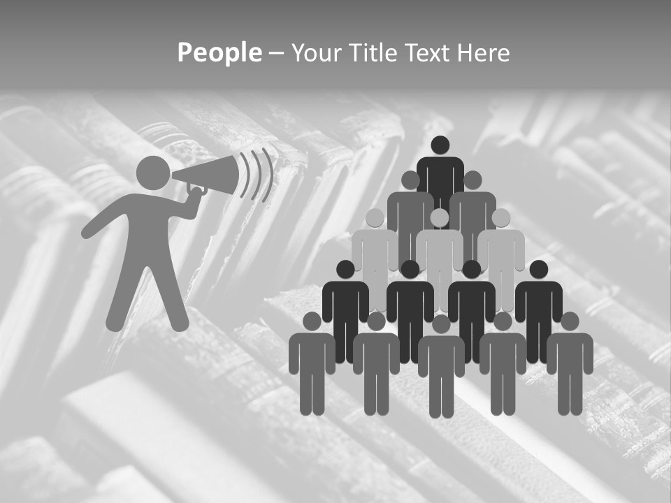 Dirty Stack Row PowerPoint Template