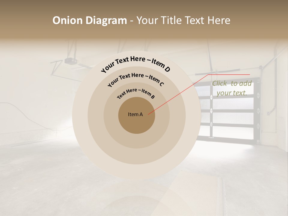 Garage Interior Bright PowerPoint Template