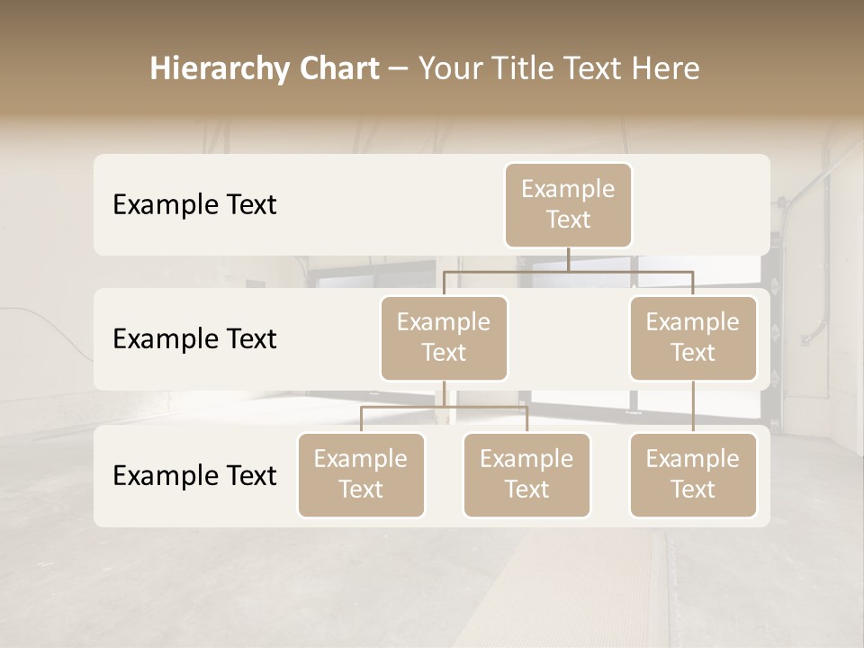 Garage Interior Bright PowerPoint Template