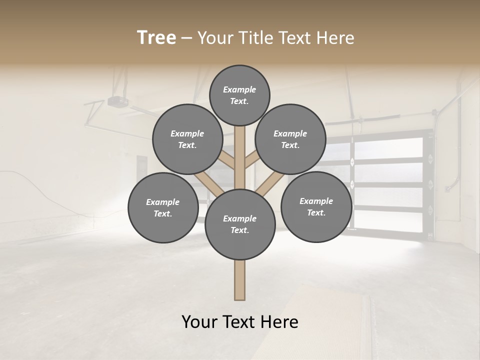 Garage Interior Bright PowerPoint Template