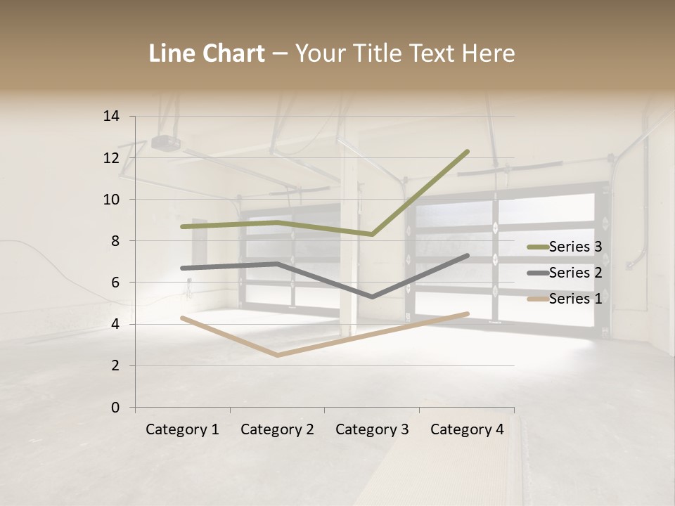 Garage Interior Bright PowerPoint Template