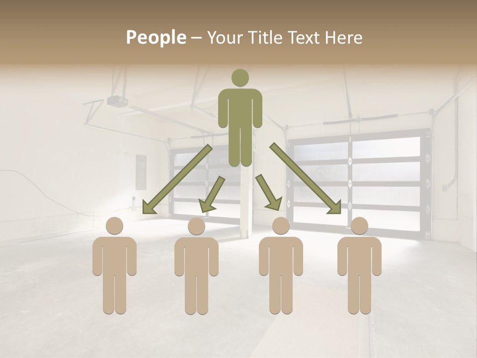 Garage Interior Bright PowerPoint Template