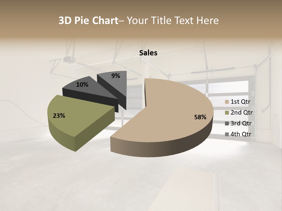 Garage Interior Bright PowerPoint Template