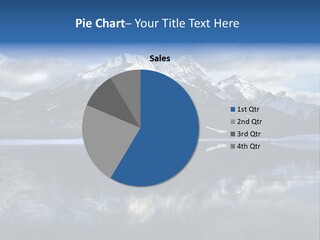 Water Mountain Pond PowerPoint Template