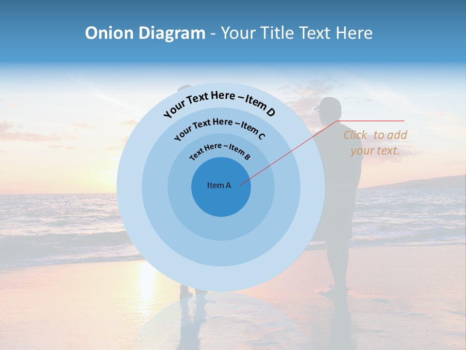 Two People Holding Hands On A Beach At Sunset PowerPoint Template