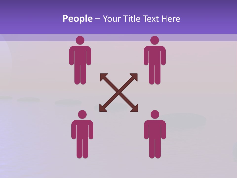 Electronic Smartphone People PowerPoint Template