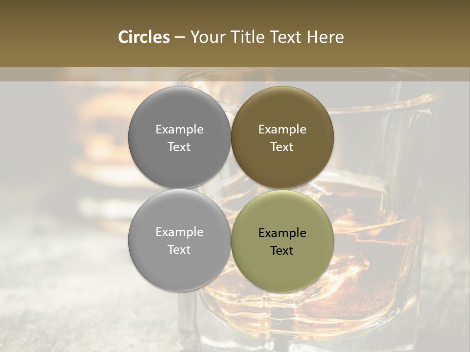 Reflection Luxury Brandy PowerPoint Template